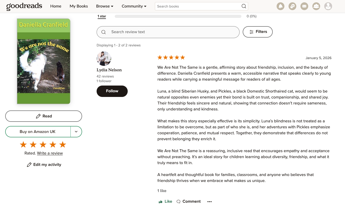 Review from Lydia Nelson